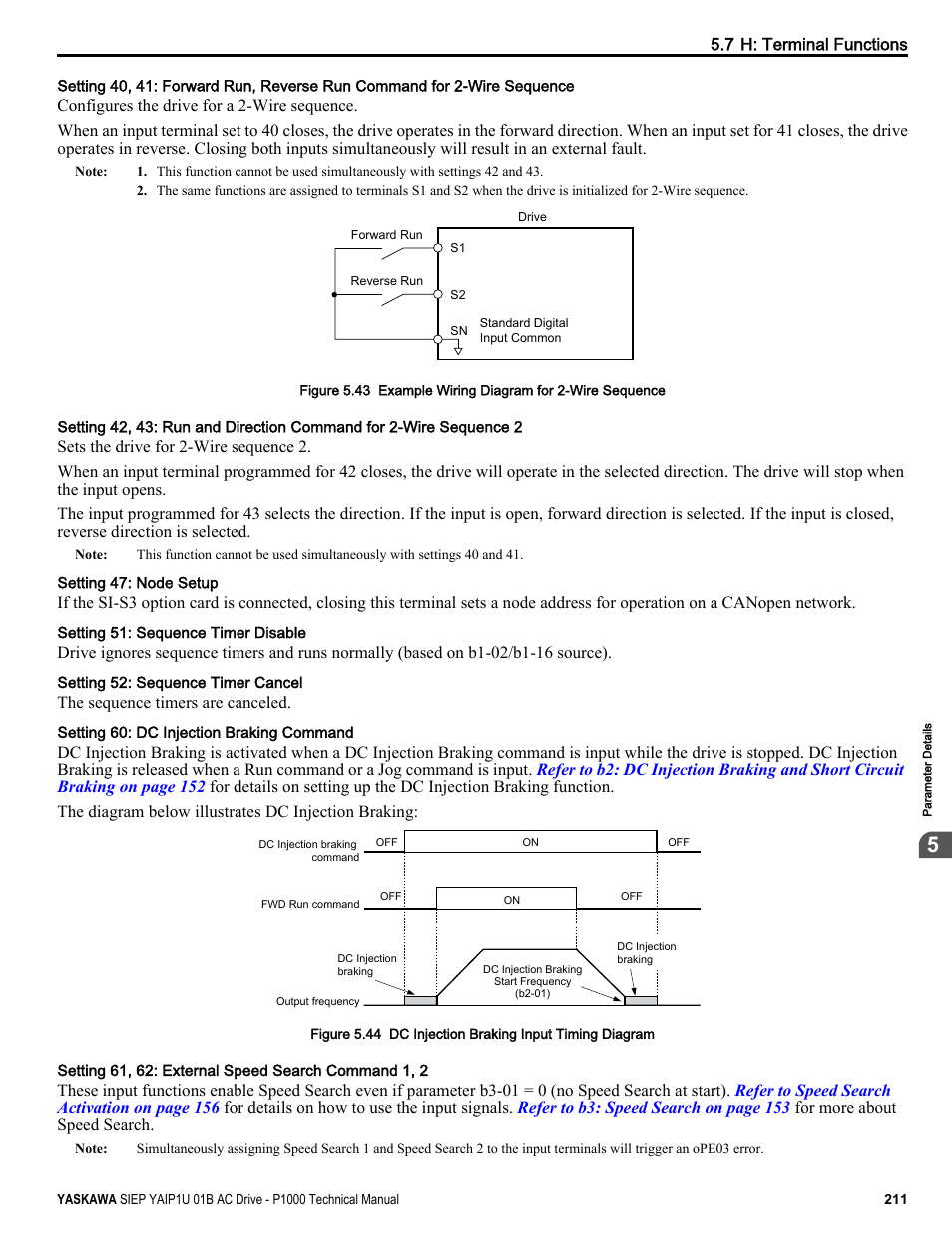Yaskawa AC Drive-P1000 Industrial Fan User Manual | Page 211 / 570