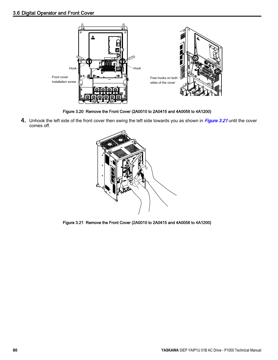 Yaskawa AC Drive-P1000 Industrial Fan User Manual | Page 80 / 570