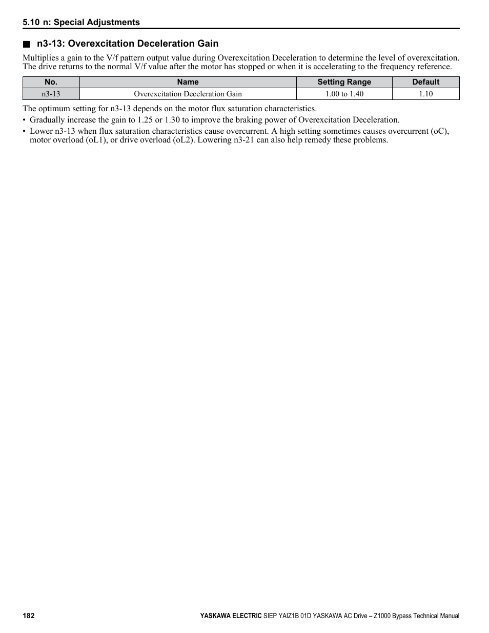 Yaskawa AC Drive Z1000 Bypass Technical Manual User Manual | Page 182 / 462