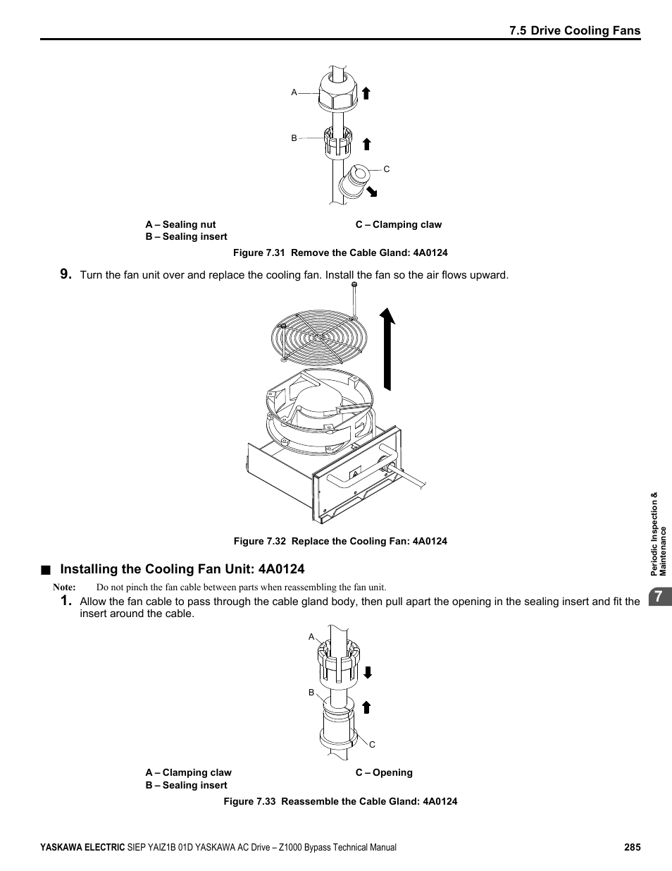 Yaskawa AC Drive Z1000 Bypass Technical Manual User Manual | Page 285 / 462