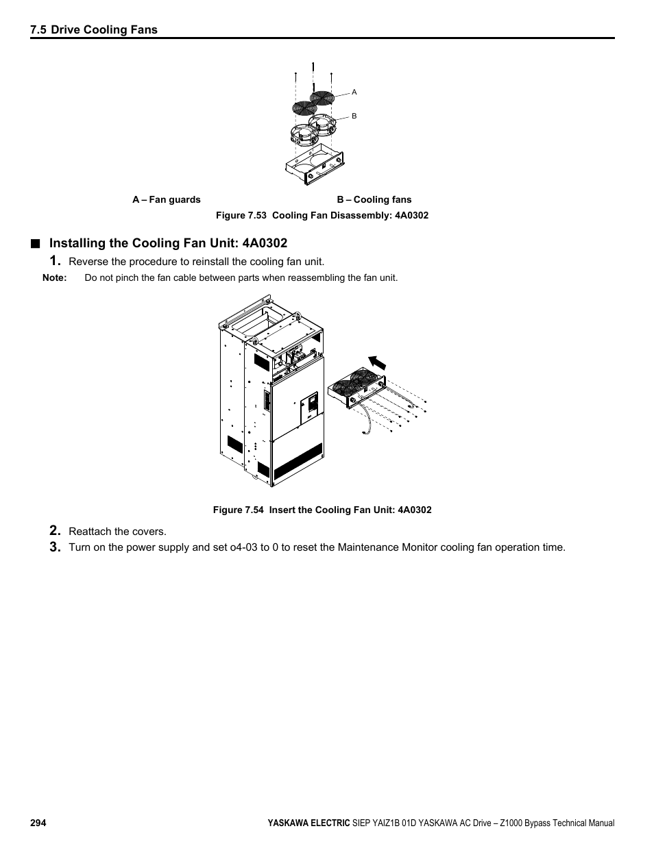 Yaskawa AC Drive Z1000 Bypass Technical Manual User Manual | Page 294 / 462