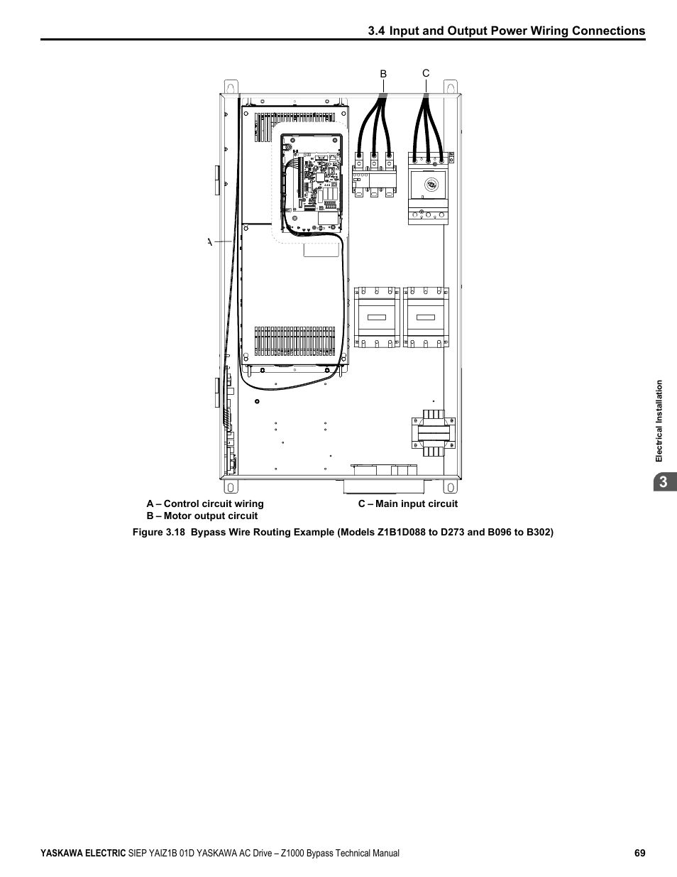 Yaskawa AC Drive Z1000 Bypass Technical Manual User Manual | Page 69 / 462