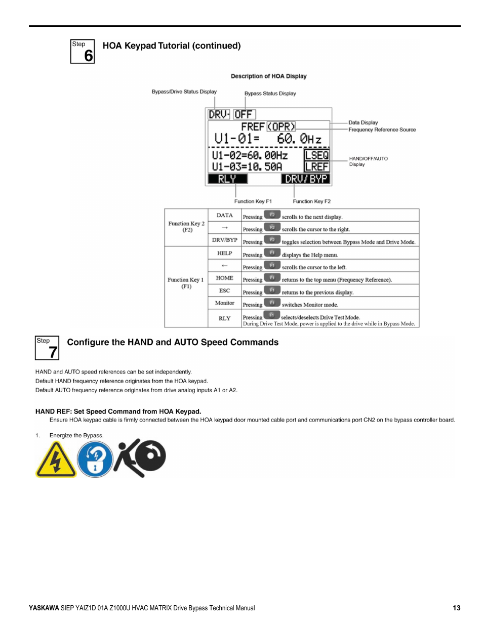 Yaskawa Z1000U HVAC Matrix Bypass User Manual | Page 13 / 472