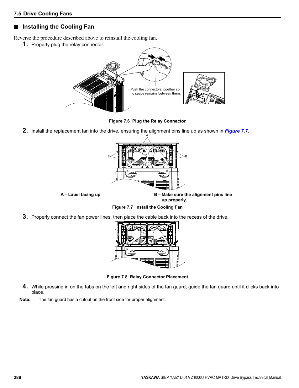 Yaskawa Z1000U HVAC Matrix Bypass User Manual | Page 288 / 472