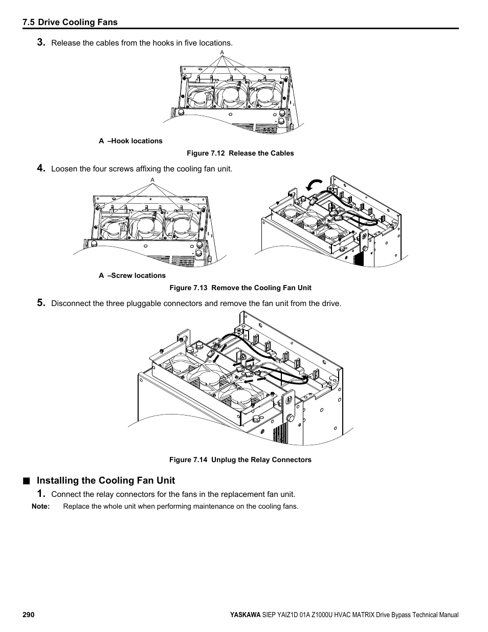 Yaskawa Z1000U HVAC Matrix Bypass User Manual | Page 290 / 472