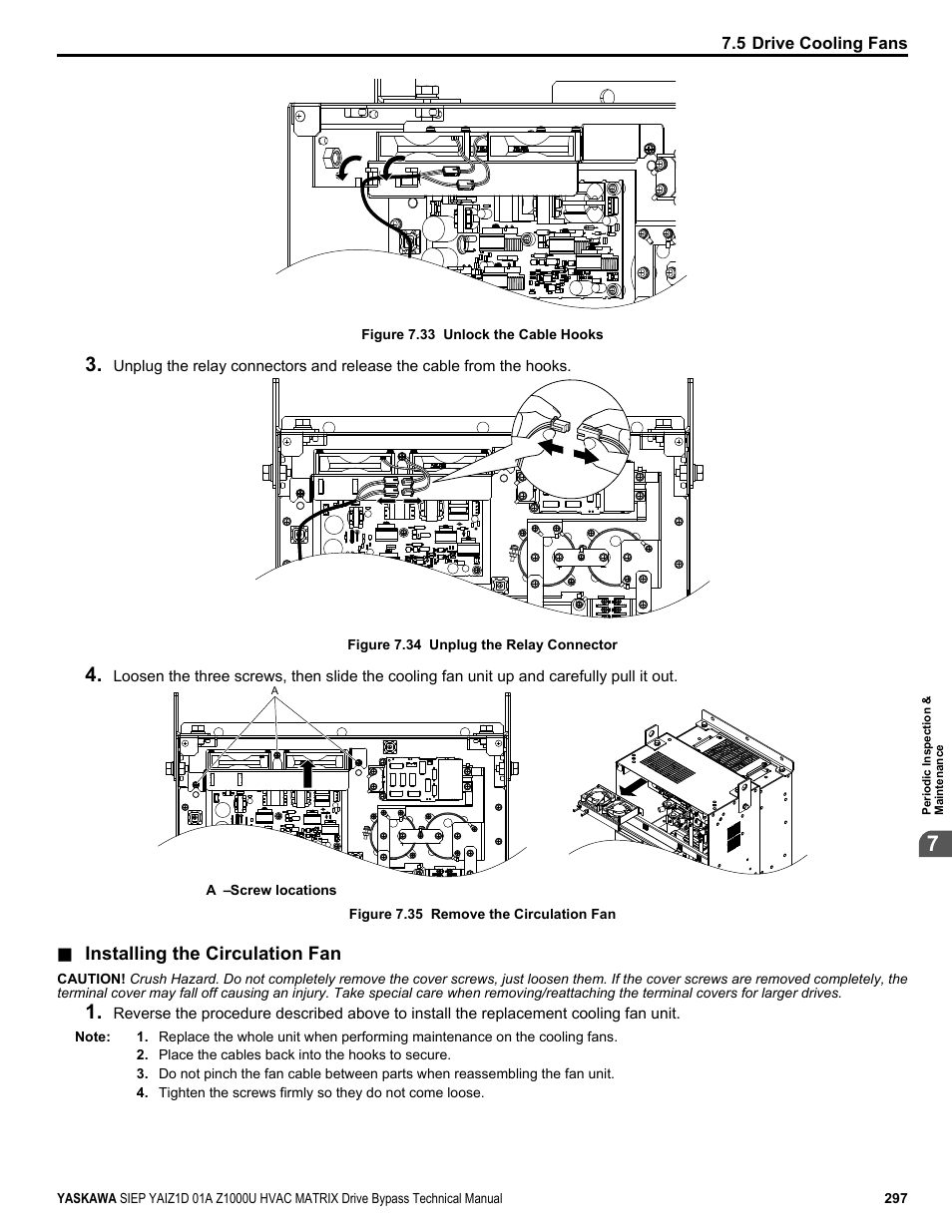 Yaskawa Z1000U HVAC Matrix Bypass User Manual | Page 297 / 472