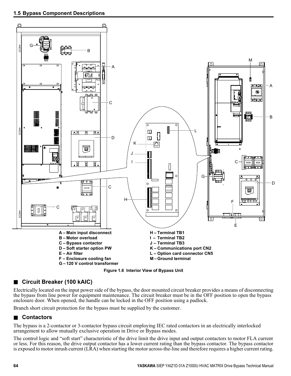 Figure 1.6 | Yaskawa Z1000U HVAC Matrix Bypass User Manual | Page 64 / 472