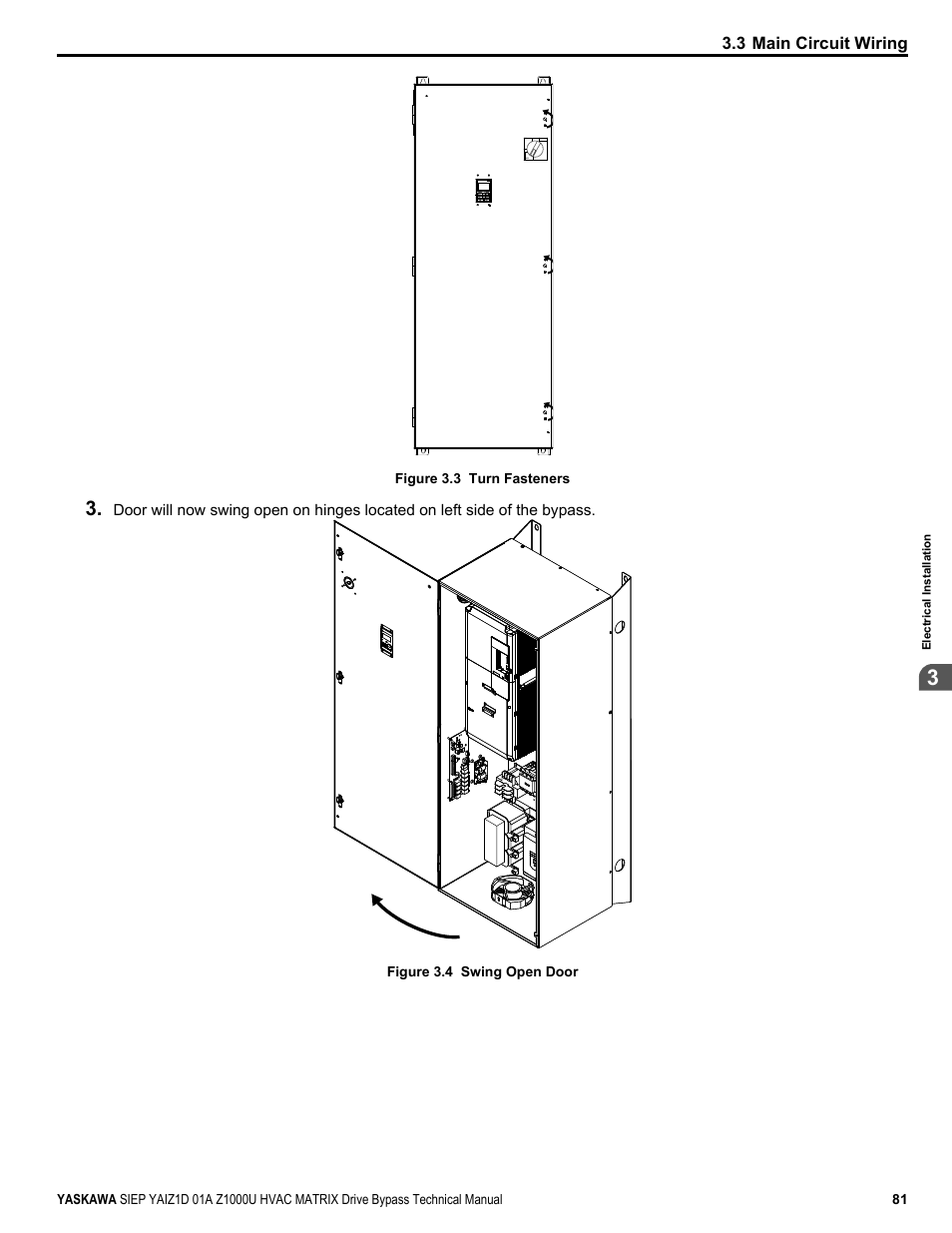 Yaskawa Z1000U HVAC Matrix Bypass User Manual | Page 81 / 472