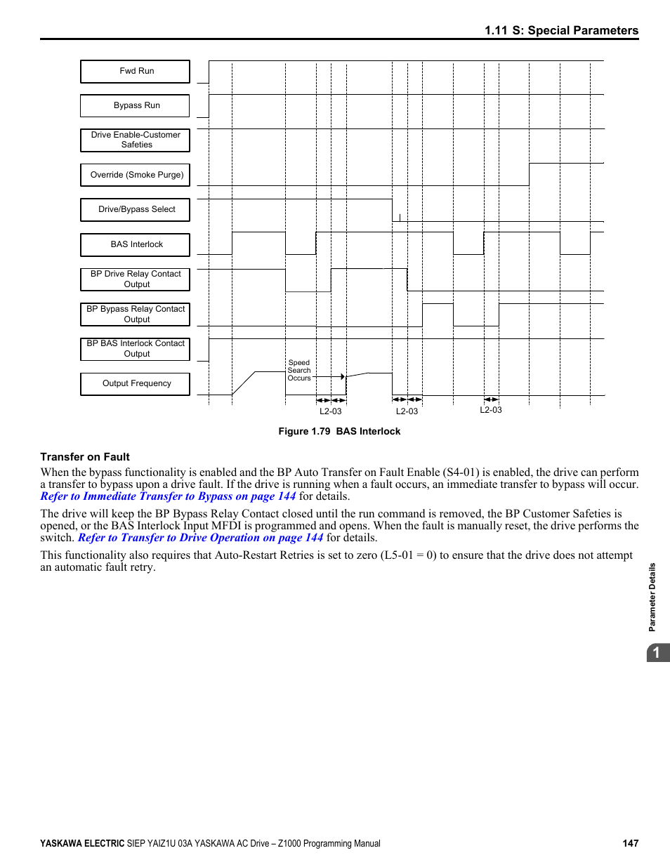 Yaskawa AC Drive Z1000 AC Drive HVAC Fan User Manual | Page 147 / 340