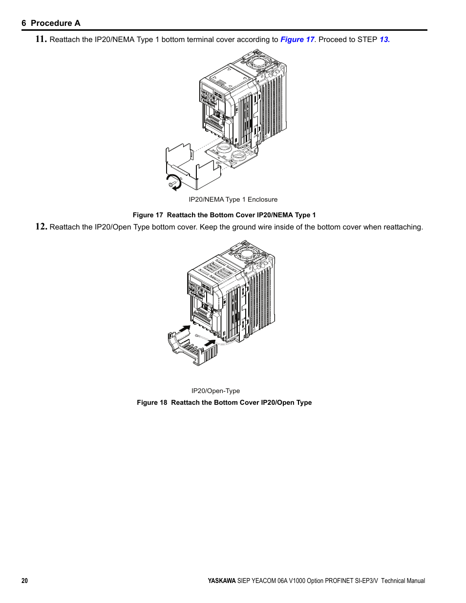 D to step | Yaskawa V1000-Series Option SI-EP3/V PROFINET User Manual | Page 20 / 72