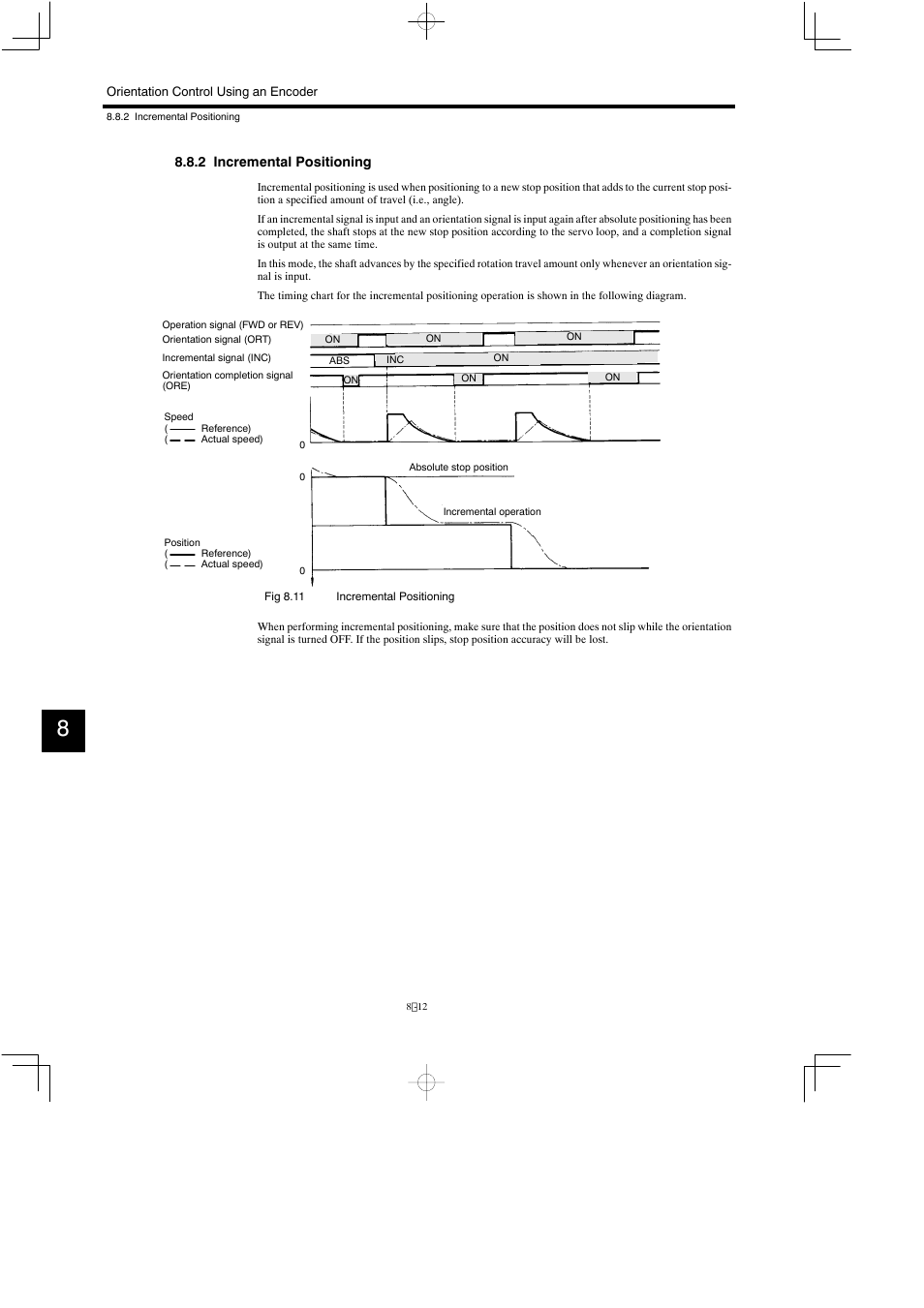 2 incremental positioning | Yaskawa Varispeed 626M5 User Manual | Page 146 / 305