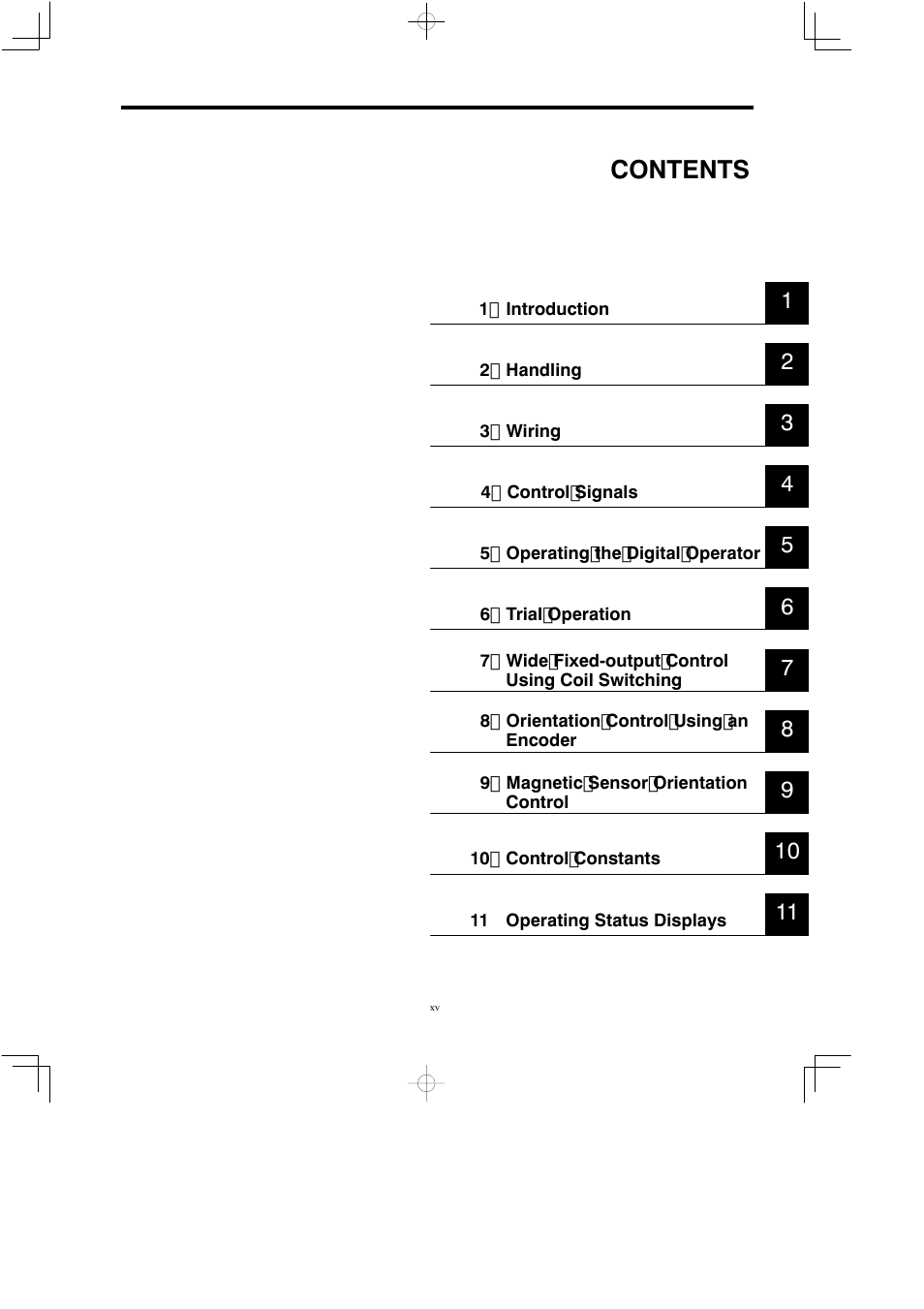 Yaskawa Varispeed 626M5 User Manual | Page 16 / 305