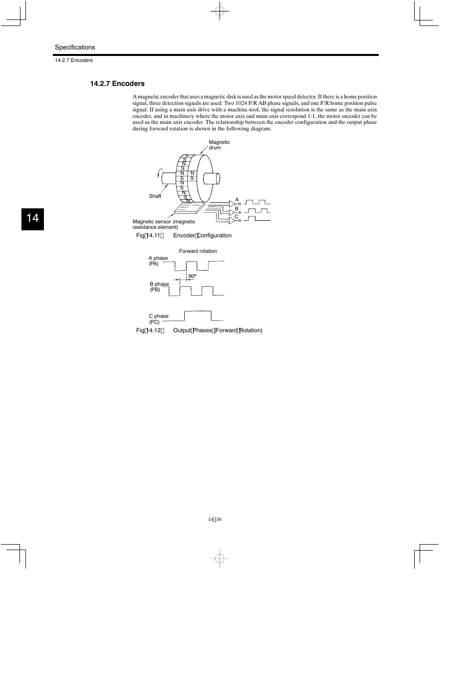 7 encoders | Yaskawa Varispeed 626M5 User Manual | Page 242 / 305