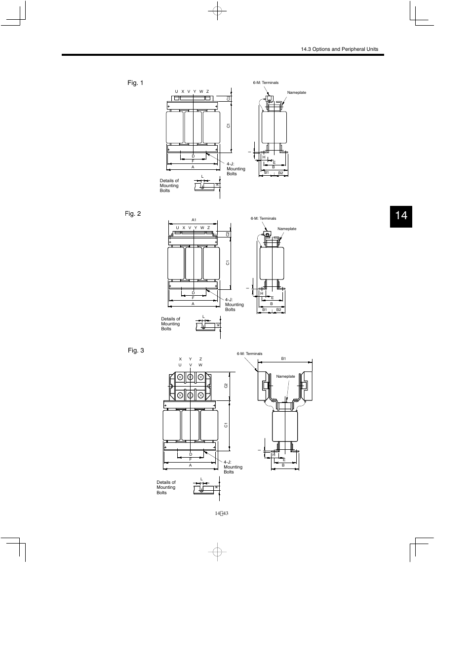 Fig. 1 fig. 2, Fig. 3 | Yaskawa Varispeed 626M5 User Manual | Page 247 / 305