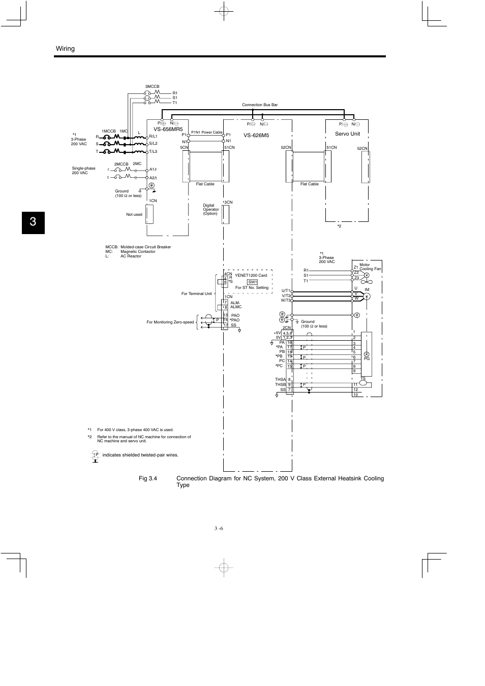 Wiring | Yaskawa Varispeed 626M5 User Manual | Page 46 / 305