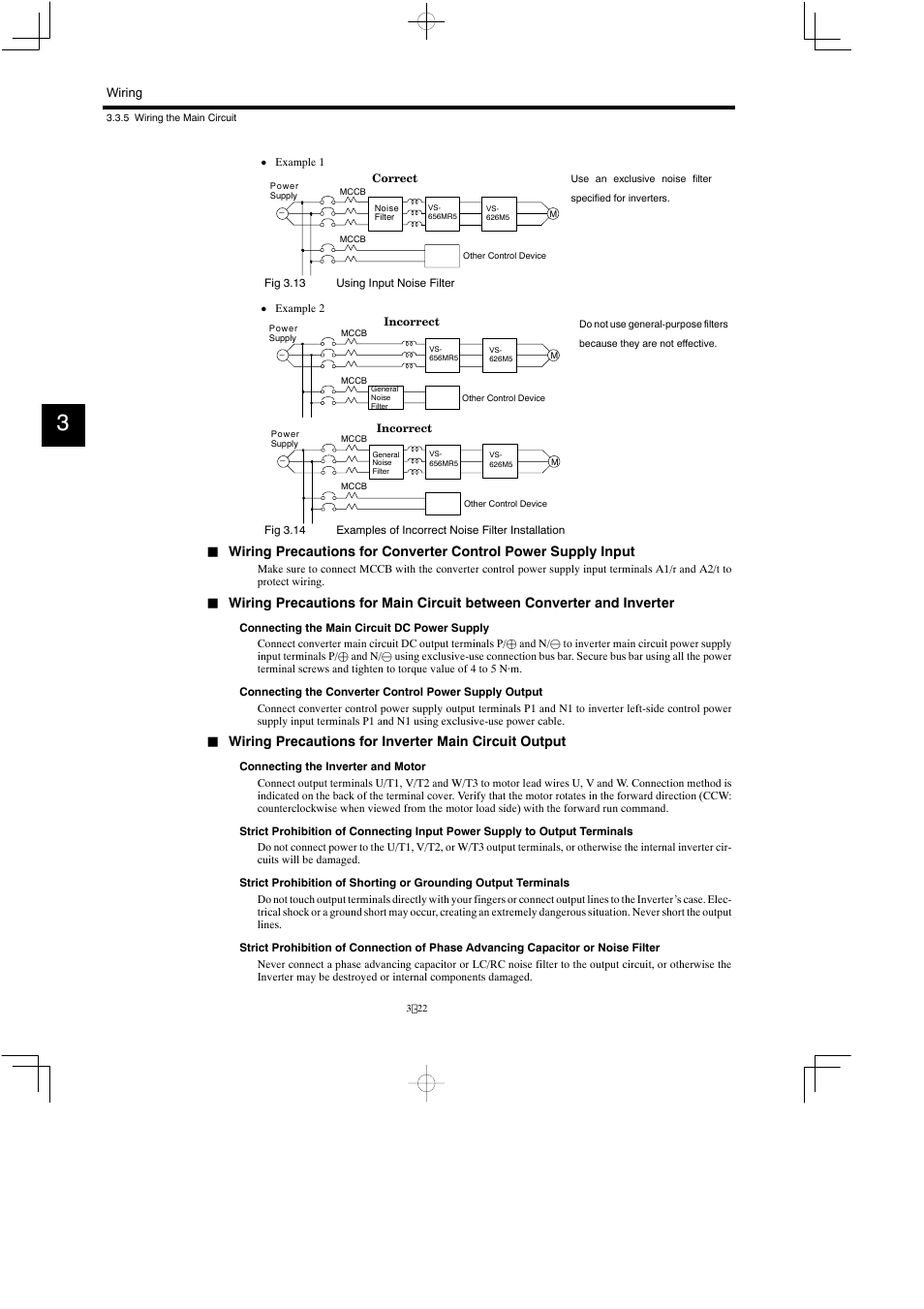 Yaskawa Varispeed 626M5 User Manual | Page 62 / 305