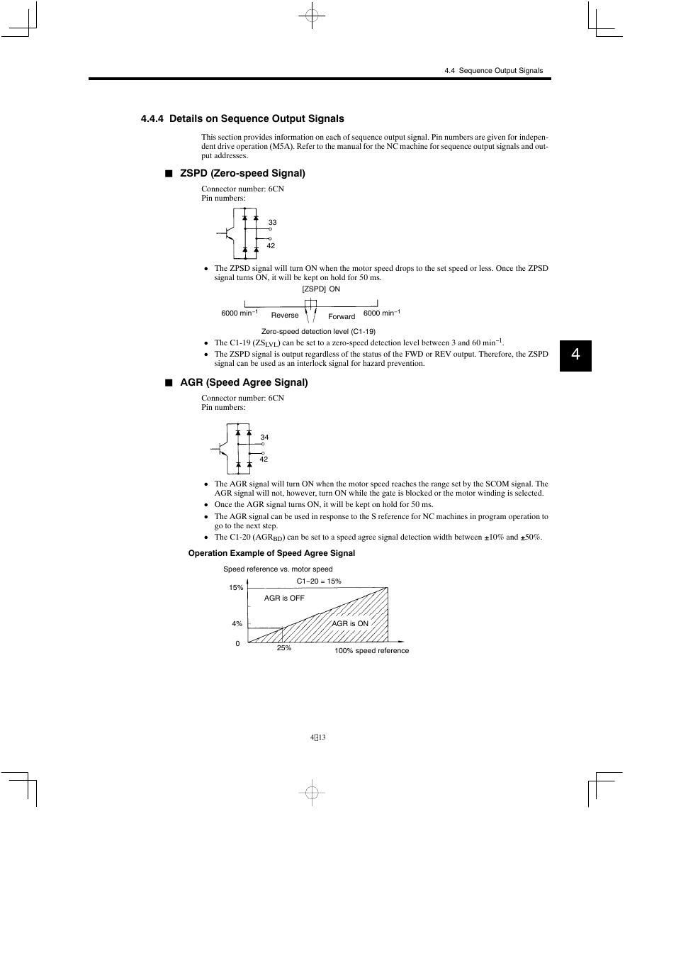 4 details on sequence output signals | Yaskawa Varispeed 626M5 User Manual | Page 88 / 305