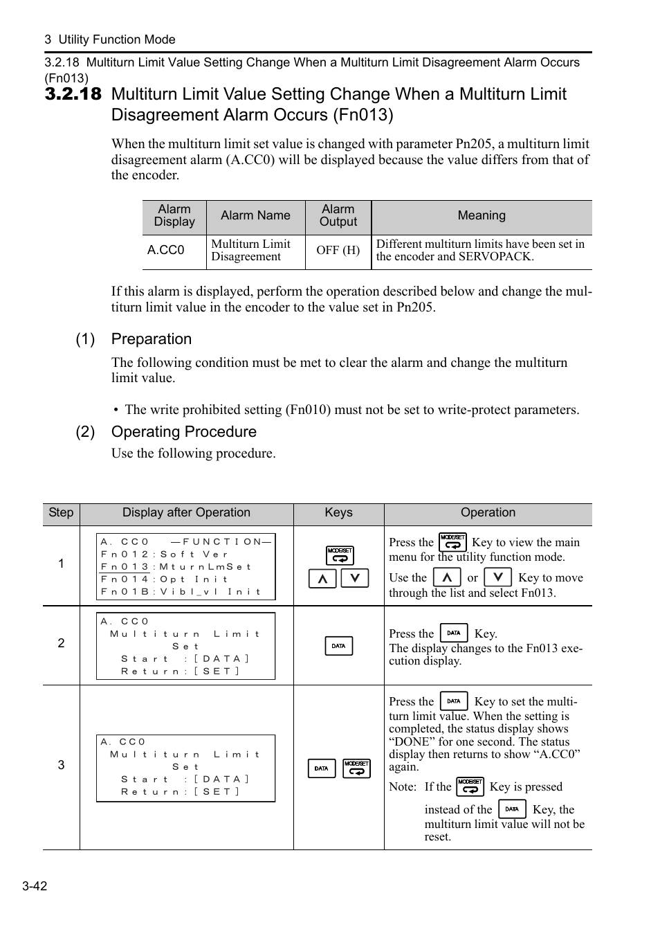 Yaskawa Sigma-5 User Manual: Operation of Digital Operator User Manual | Page 76 / 145