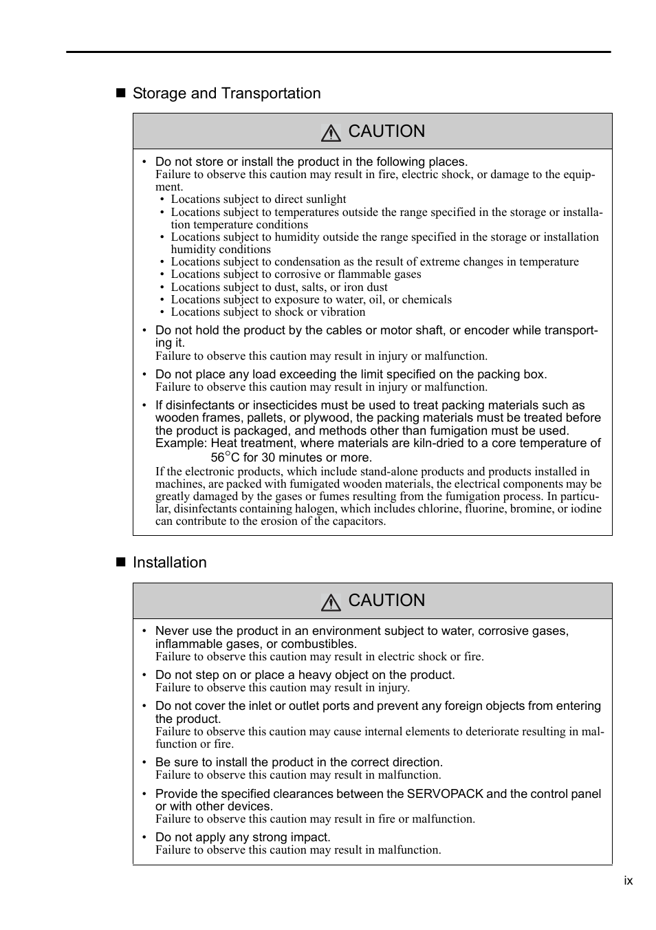 Caution | Yaskawa Sigma-5 User Manual: Operation of Digital Operator User Manual | Page 9 / 145
