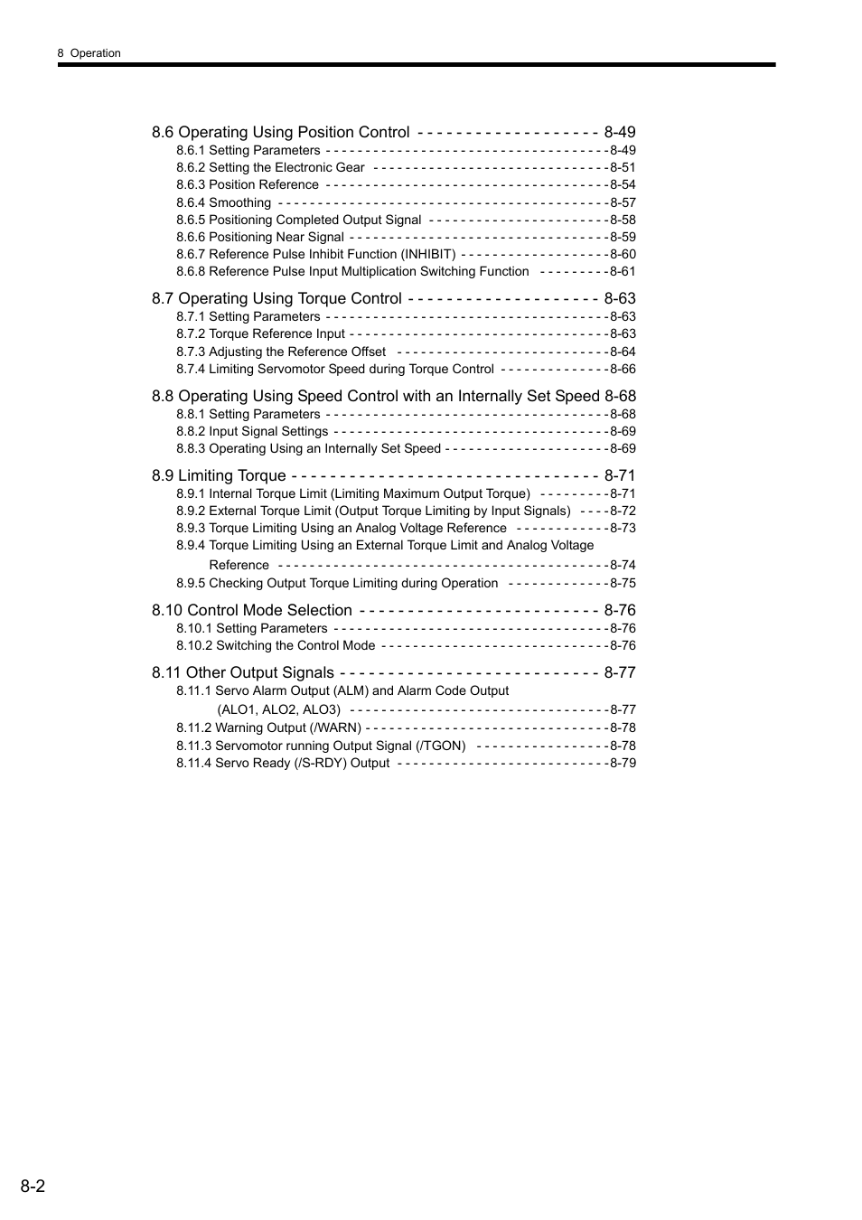 Yaskawa Sigma II Series SGMVH User Manual | Page 183 / 339