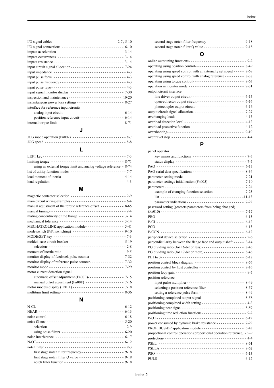 Yaskawa Sigma II Series SGMVH User Manual | Page 335 / 339