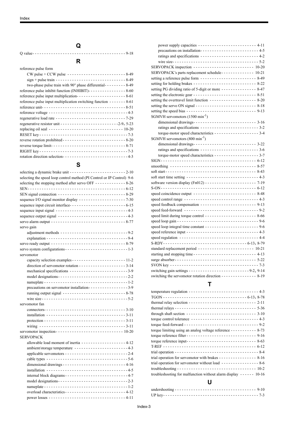 Yaskawa Sigma II Series SGMVH User Manual | Page 336 / 339