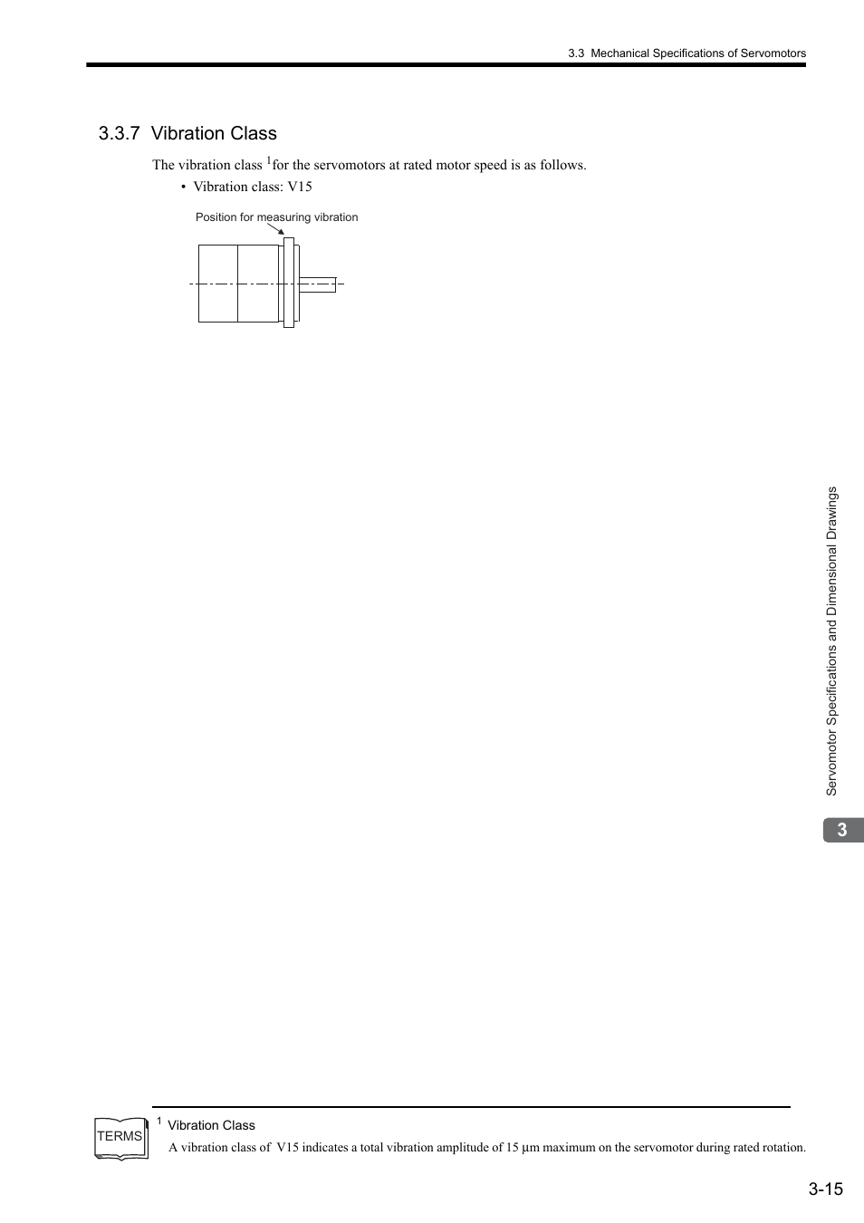 7 vibration class | Yaskawa Sigma II Series SGMVH User Manual | Page 50 / 339