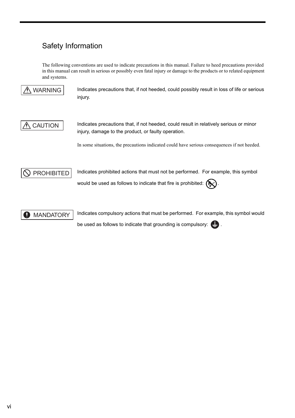 Safety information | Yaskawa Sigma II Series SGMVH User Manual | Page 6 / 339