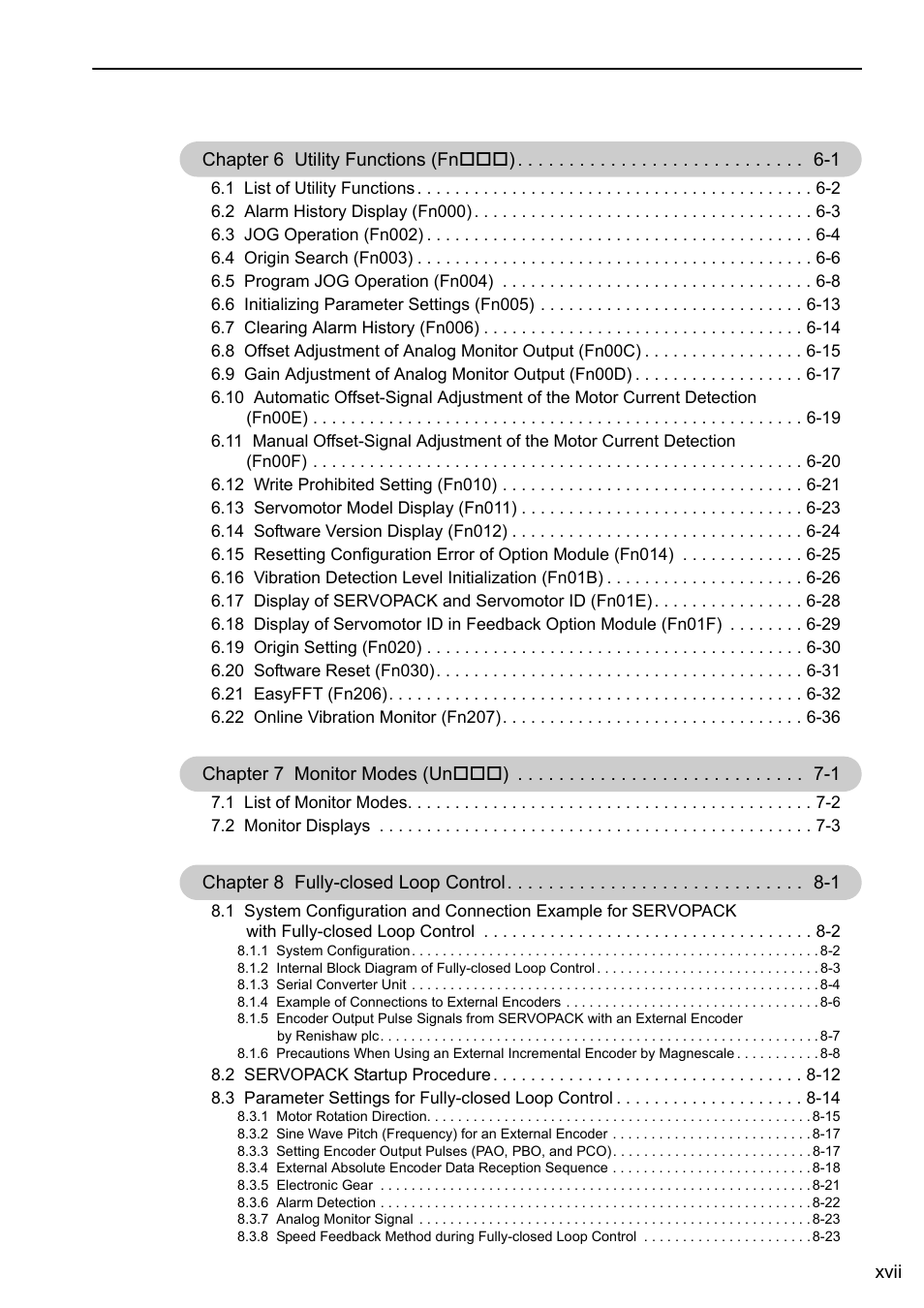 Yaskawa Sigma-5 User Manual: Design and Maintenance - Rotary Motors User Manual | Page 17 / 329