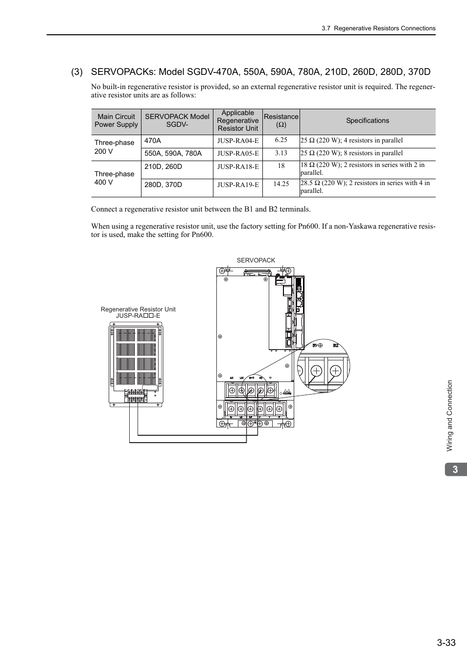 Yaskawa Sigma-5 User Manual: Design and Maintenance - Rotary Motors User Manual | Page 77 / 329