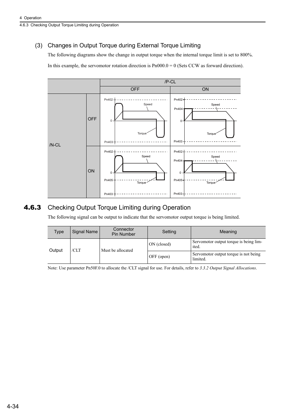 3 checking output torque limiting during operation | Yaskawa Sigma-5 User Manual: Design and Maintenance - Rotary Motors MECHATROLINK-III Communications Reference User Manual | Page 119 / 391