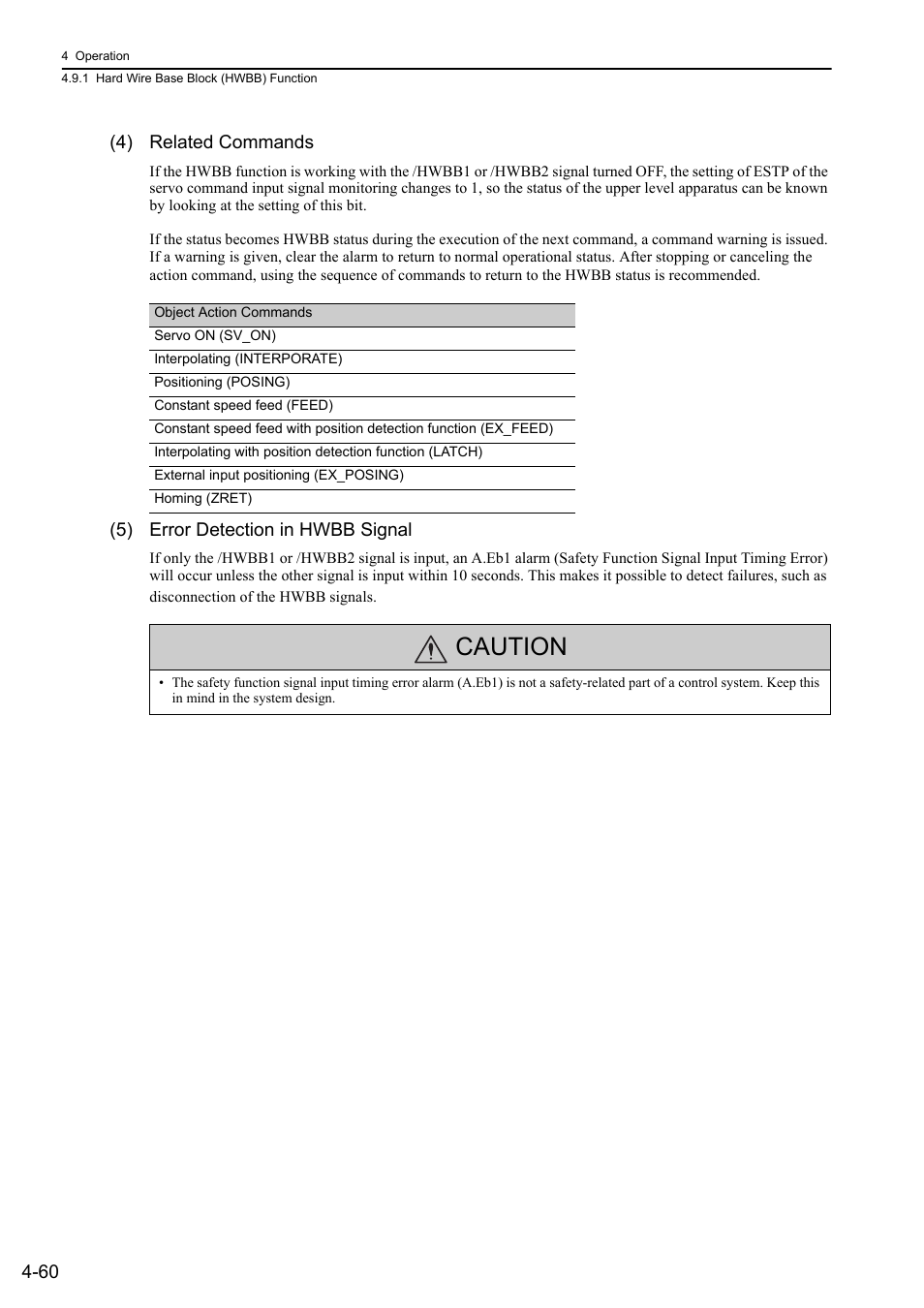 Caution | Yaskawa Sigma-5 User Manual: Design and Maintenance - Rotary Motors MECHATROLINK-III Communications Reference User Manual | Page 145 / 391