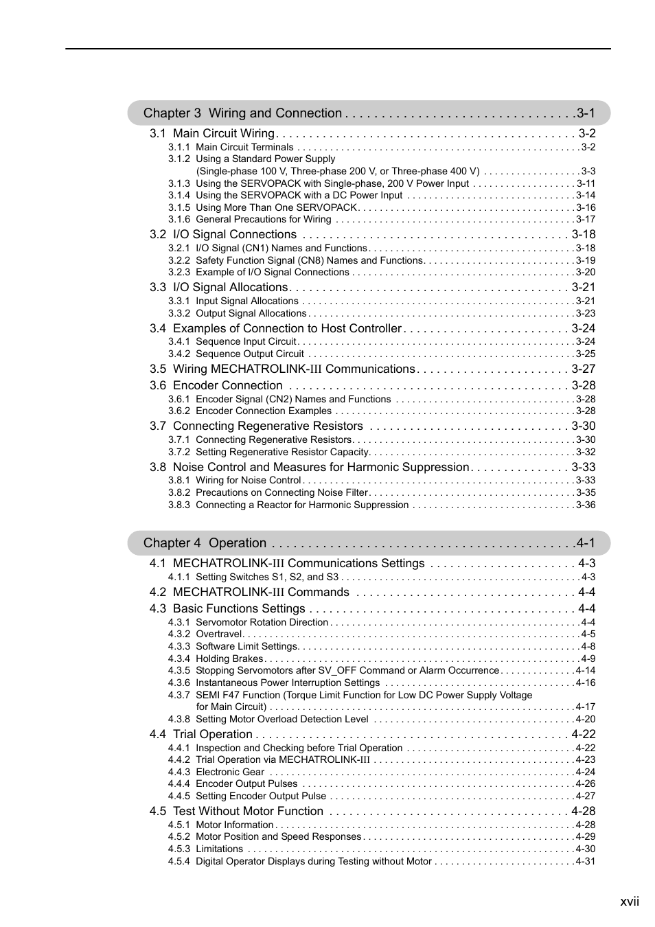 Yaskawa Sigma-5 User Manual: Design and Maintenance - Rotary Motors MECHATROLINK-III Communications Reference User Manual | Page 17 / 391