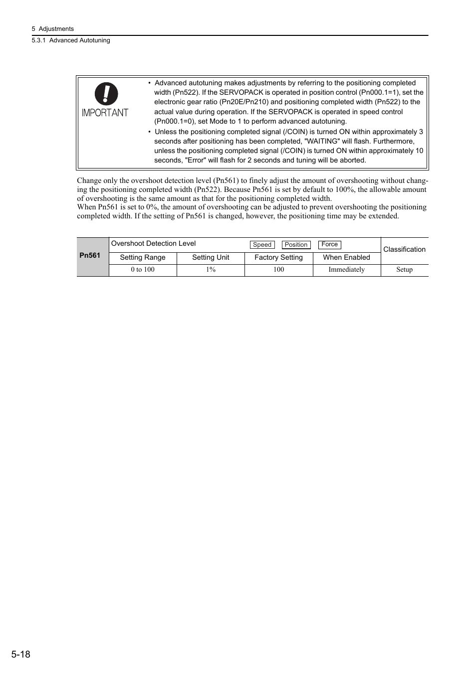 Yaskawa Sigma-5 User Manual: Design and Maintenance - Linear Motors MECHATROLINK-III Communications Reference User Manual | Page 168 / 357