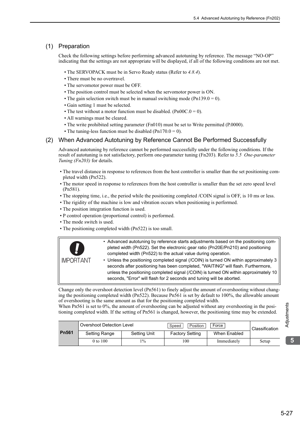 1) preparation | Yaskawa Sigma-5 User Manual: Design and Maintenance - Linear Motors MECHATROLINK-III Communications Reference User Manual | Page 177 / 357