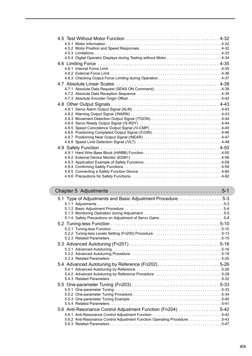 Yaskawa Sigma-5 User Manual: Design and Maintenance - Linear Motors MECHATROLINK-III Communications Reference User Manual | Page 19 / 357