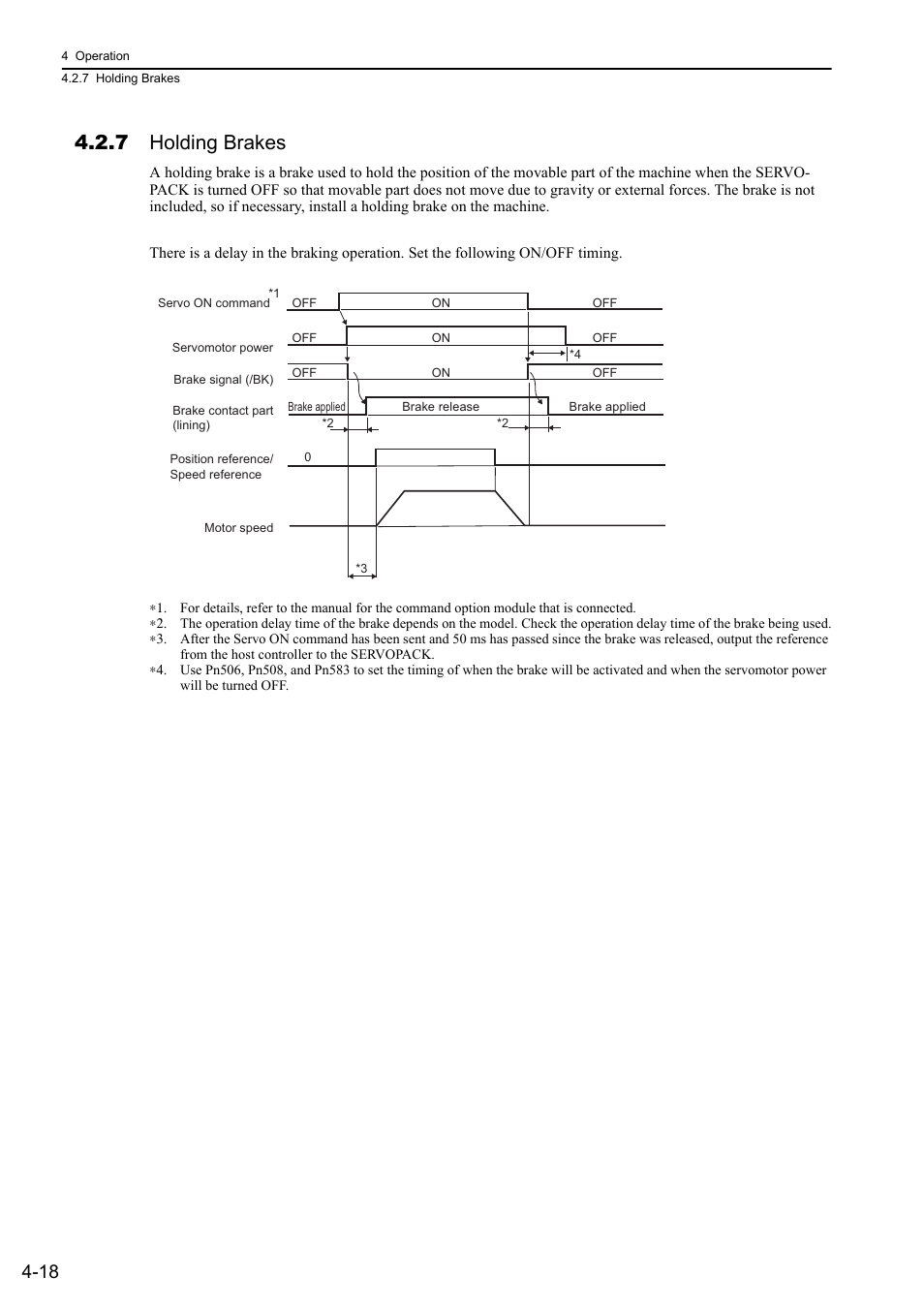 7 holding brakes, Mecha | Yaskawa Sigma-5 User Manual: Design and Maintenance - Linear Motors User Manual | Page 108 / 318