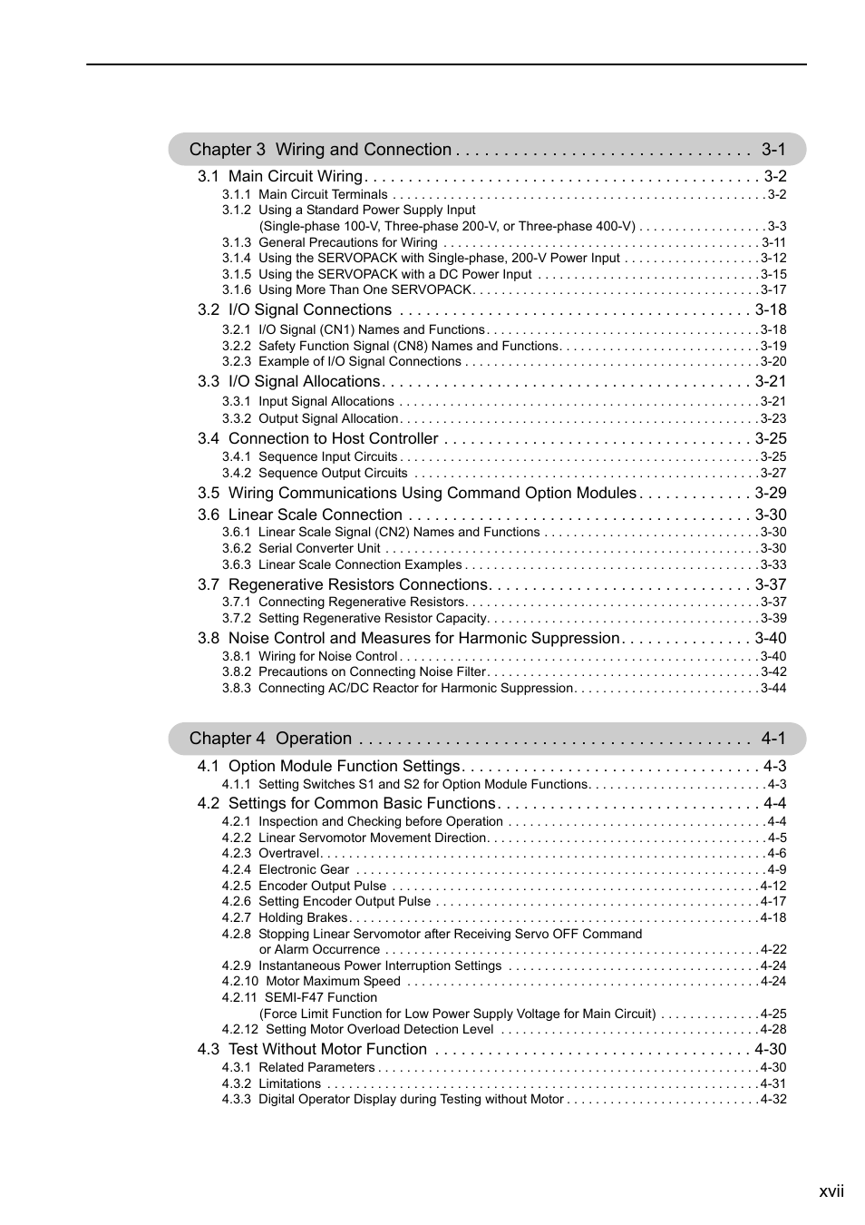 Yaskawa Sigma-5 User Manual: Design and Maintenance - Linear Motors User Manual | Page 17 / 318
