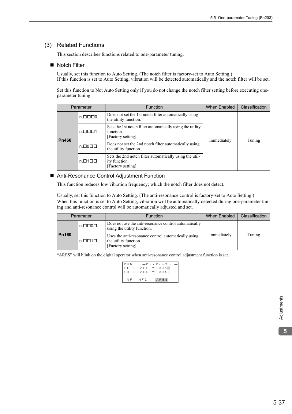 3) related functions | Yaskawa Sigma-5 User Manual: Design and Maintenance - Linear Motors User Manual | Page 181 / 318