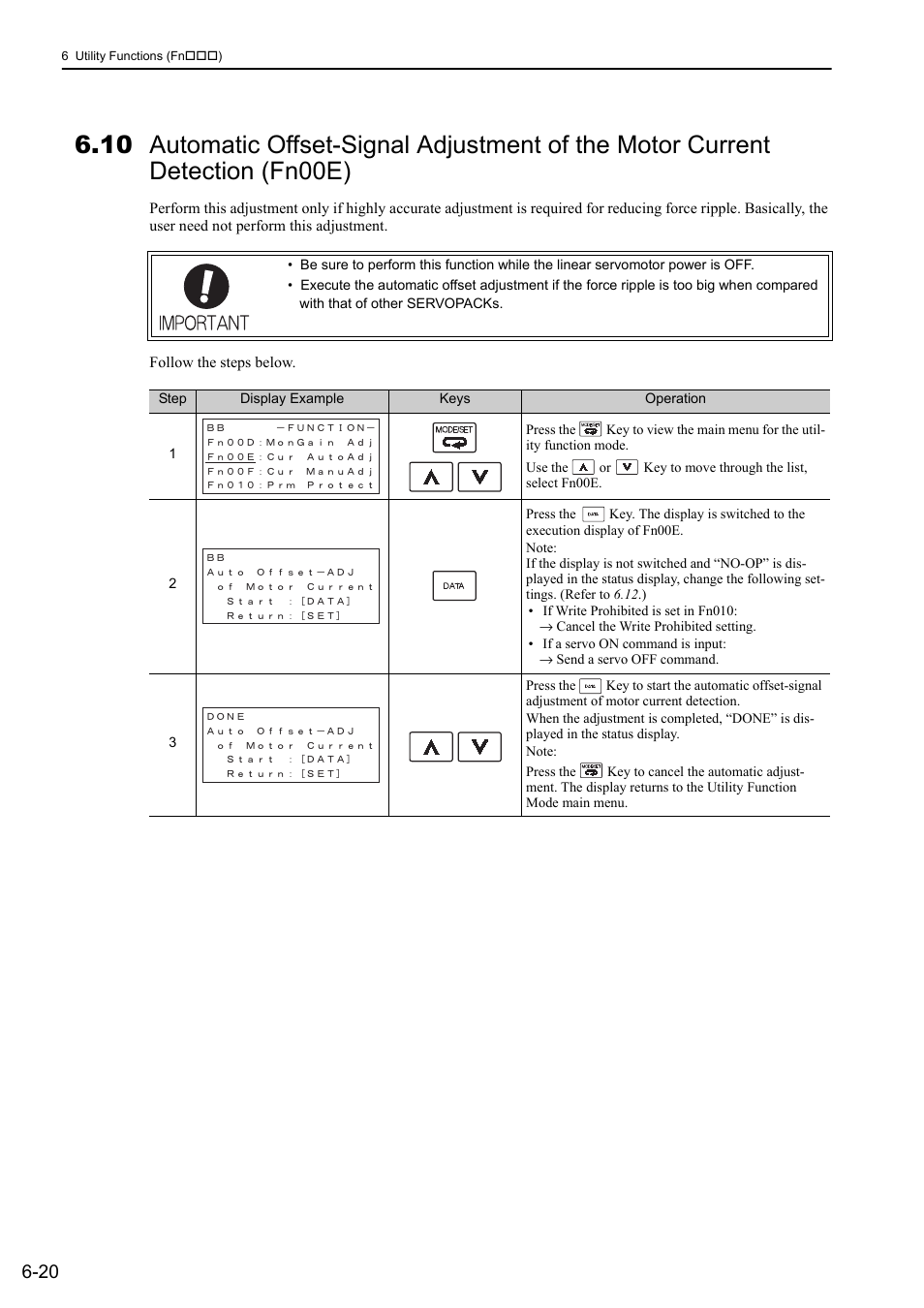 Yaskawa Sigma-5 User Manual: Design and Maintenance - Linear Motors User Manual | Page 231 / 318