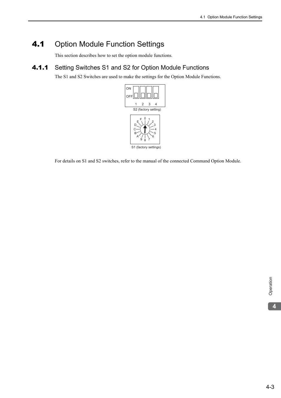 1 option module function settings | Yaskawa Sigma-5 User Manual: Design and Maintenance - Linear Motors User Manual | Page 93 / 318