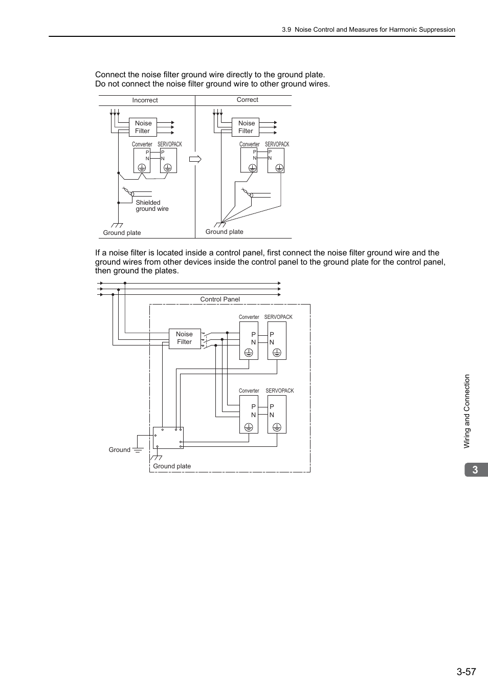Yaskawa Sigma-5 Large Capacity Users Manual: Design and Maintenance-Rotary Motors-Analog Voltage and Pulse Train Reference User Manual | Page 105 / 434