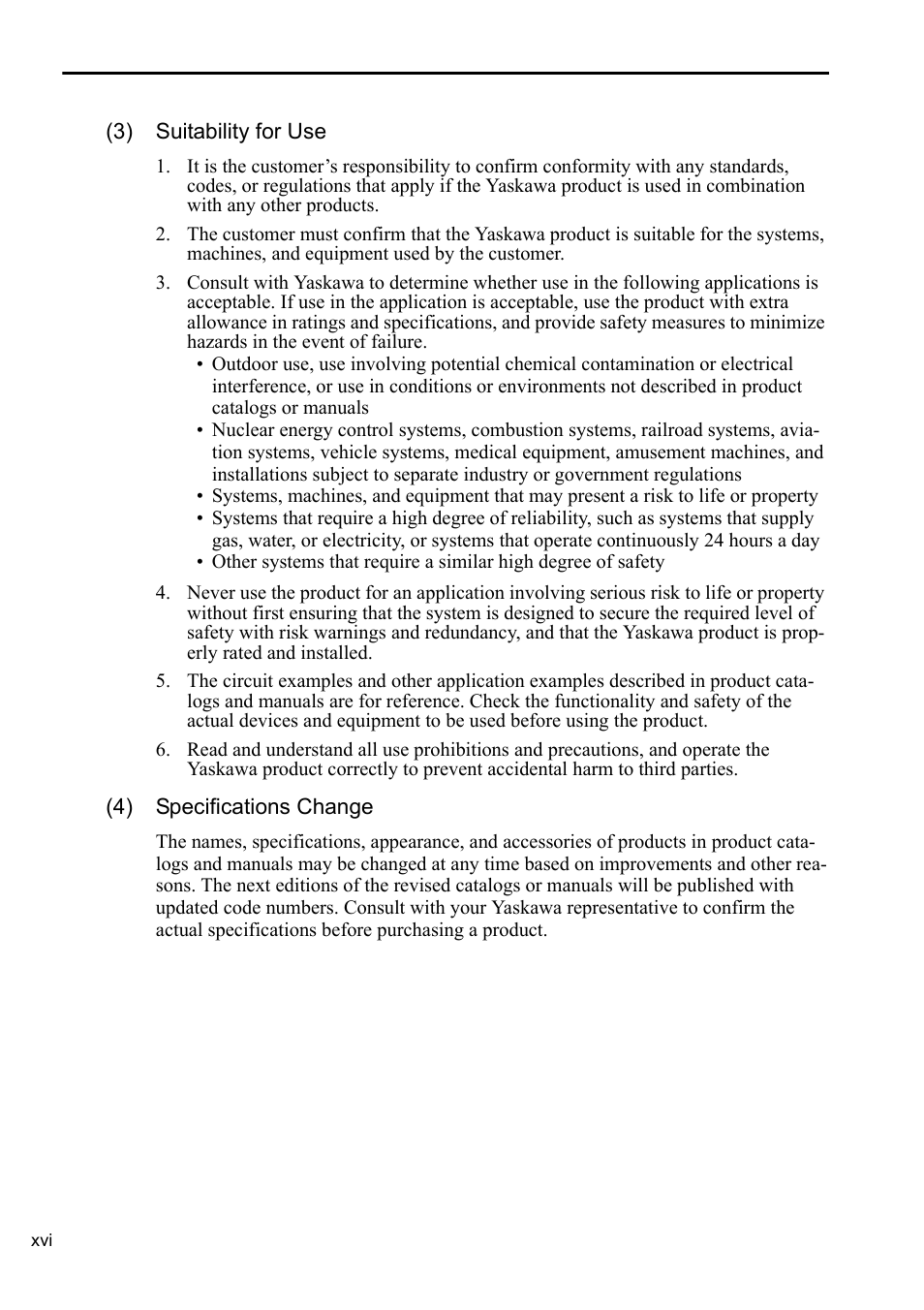 Yaskawa Sigma-5 Series User Manual:: For Use with Large-Capacity Models-Setup. Rotary Motors User Manual | Page 16 / 114