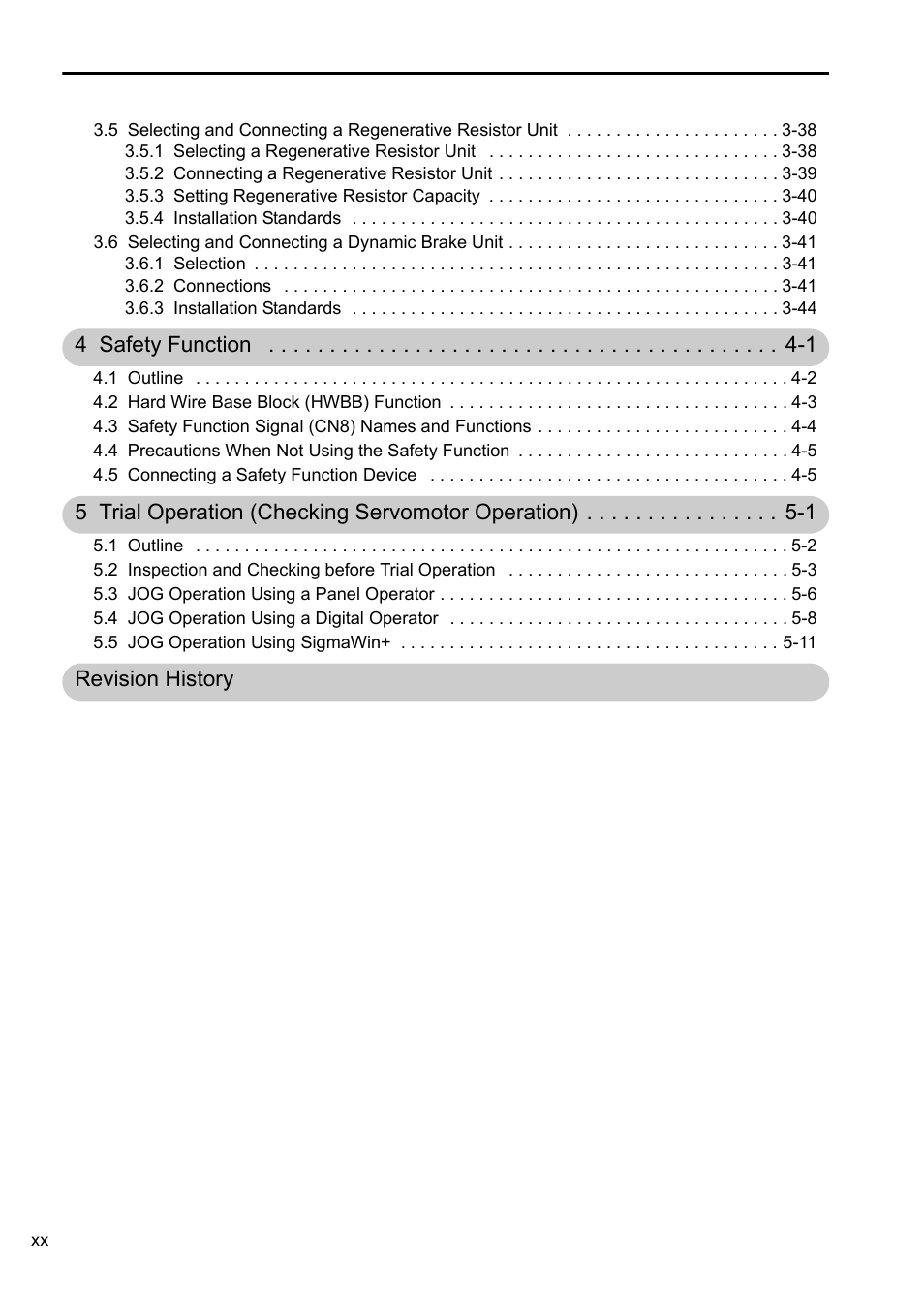 Yaskawa Sigma-5 Series User Manual:: For Use with Large-Capacity Models-Setup. Rotary Motors User Manual | Page 20 / 114