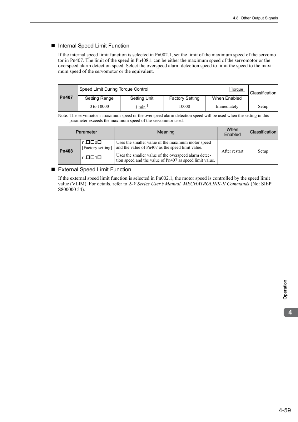 Yaskawa Sigma-5 Large Capacity Users Manual: Design and Maintenance-Rotary Motors-Mechatrolink-II Communication Reference User Manual | Page 155 / 390
