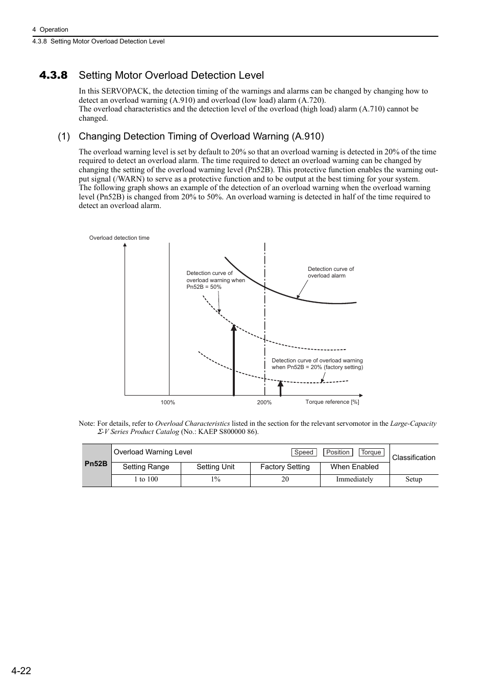 8 setting motor overload detection level, Rotation | Yaskawa Sigma-5 Large Capacity Users Manual: Design and Maintenance-Rotary Motors-Mechatrolink-III Communication Reference User Manual | Page 118 / 410