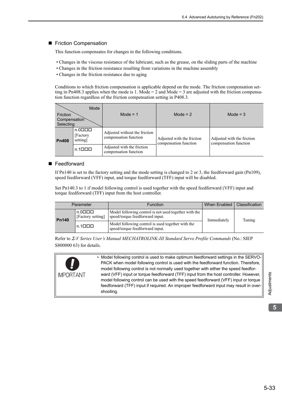 Yaskawa Sigma-5 Large Capacity Users Manual: Design and Maintenance-Rotary Motors-Mechatrolink-III Communication Reference User Manual | Page 199 / 410