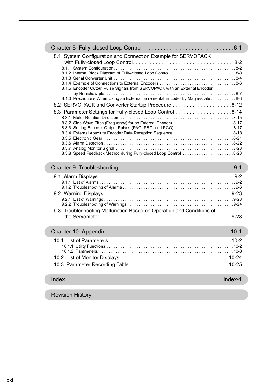 Yaskawa Sigma-5 Large Capacity Users Manual: Design and Maintenance-Command Option Interface User Manual | Page 22 / 363