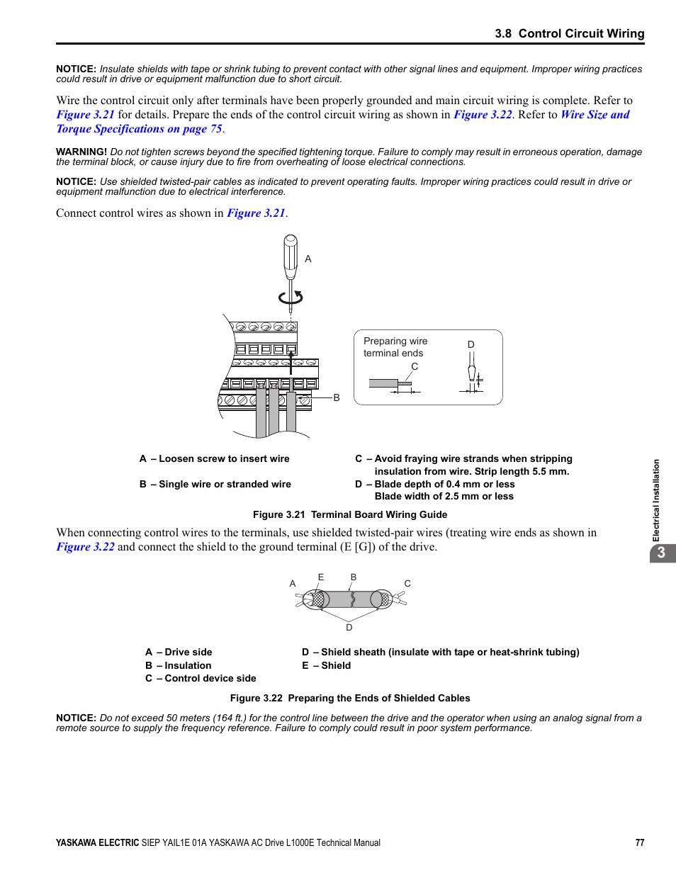 Yea_common | Yaskawa L1000E AC Drive Technical Manual for CIMR-LE Models for Elevator Applications User Manual | Page 77 / 488