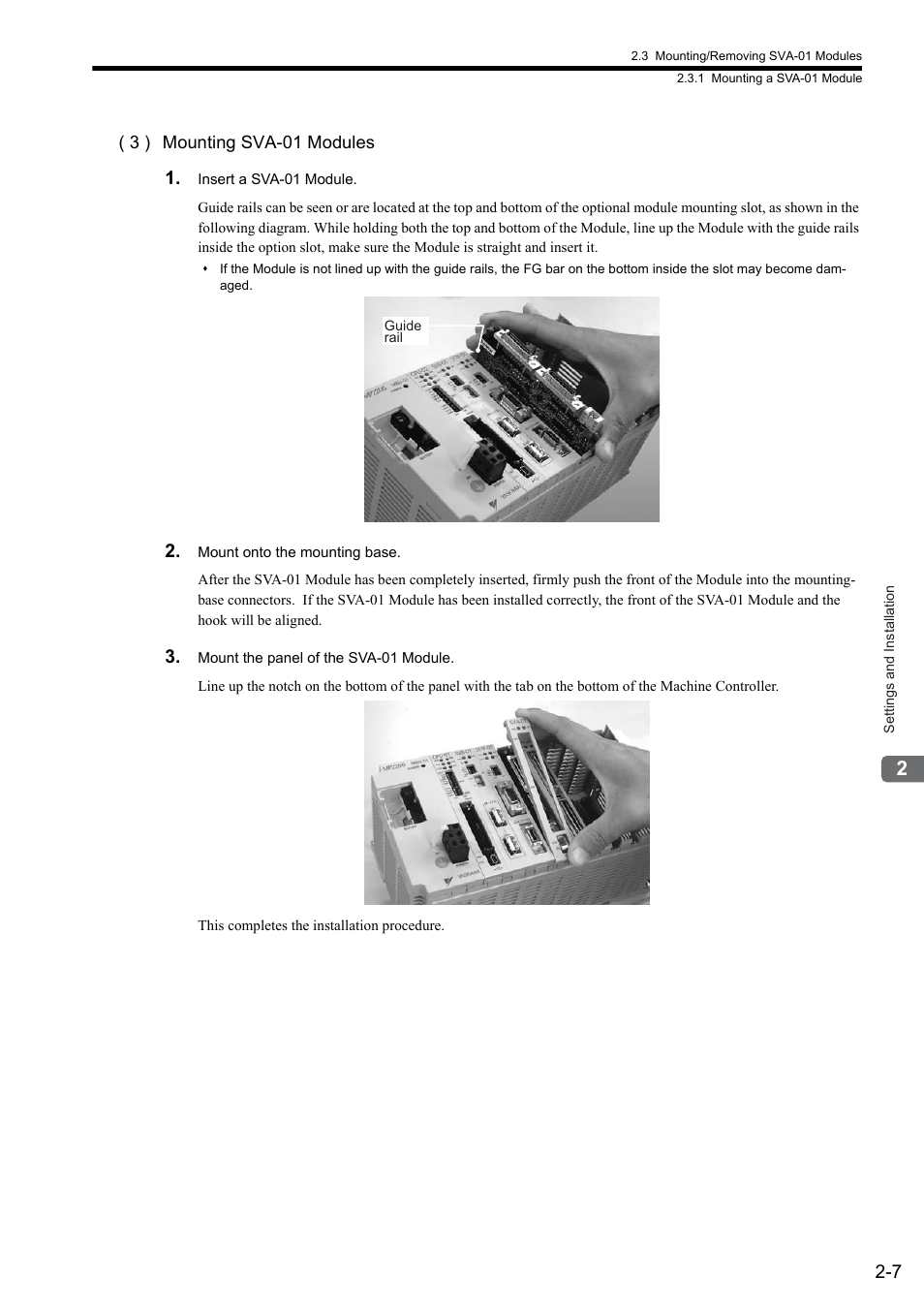 Yaskawa JAPMC-MC2300 User Manual | Page 33 / 373